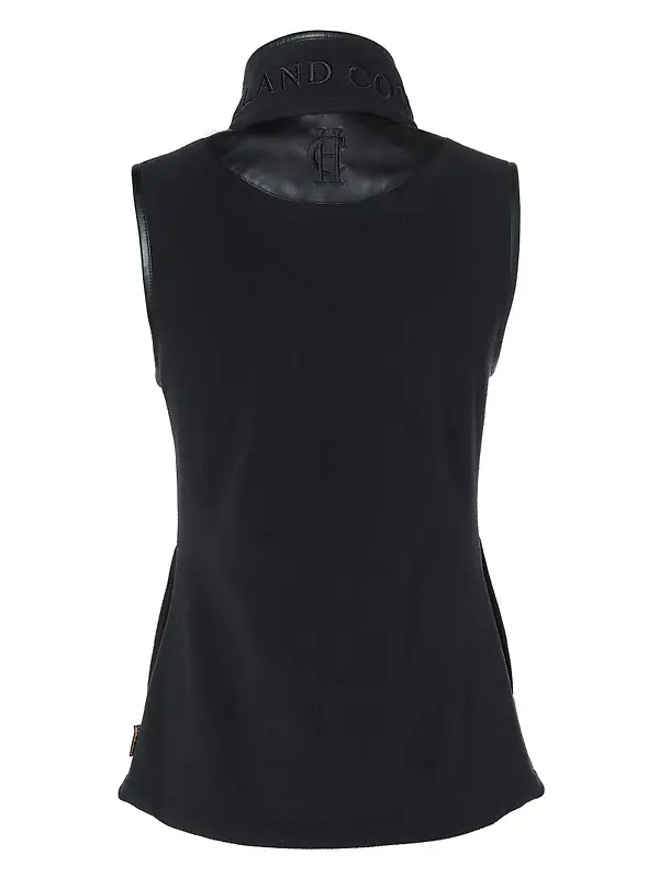Holland Cooper Women's Country Fleece Gilet - Black Image 5