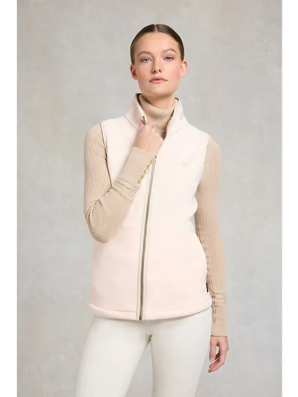 Holland Cooper Women's Country Fleece Gilet - Palest Pink Image 2