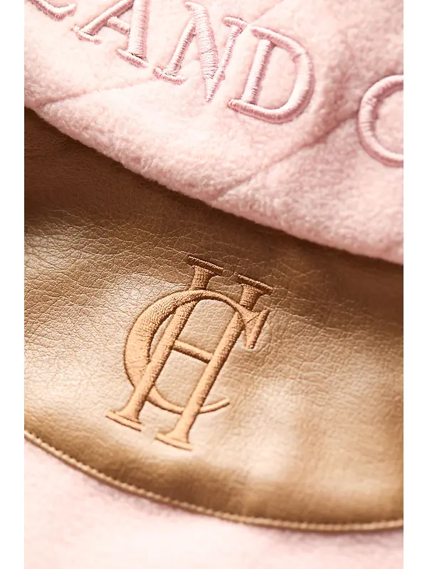 Holland Cooper Women's Country Fleece Quarter Zip - Soft Pink Image 6