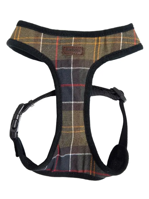 Barbour Tartan Dog Harness - Classic Tartan Image 1