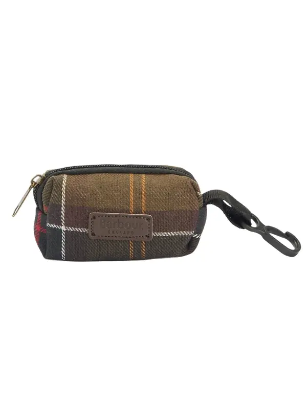 Barbour Tartan Poop Bag Dispenser - Classic Tartan Image 1