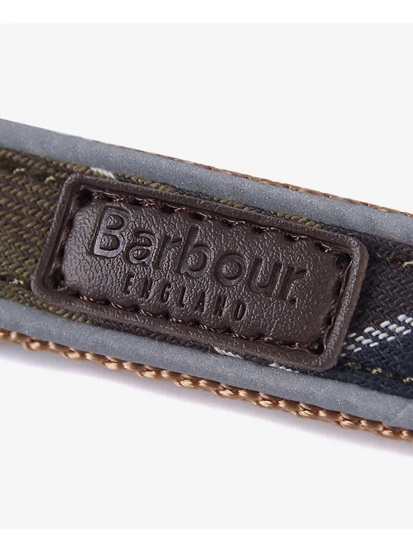 Barbour Reflective Tartan Dog Lead - Classic Tartan Image 6