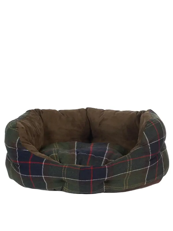 Product image of Barbour 30in Luxury Dog Bed - Classic Tartan