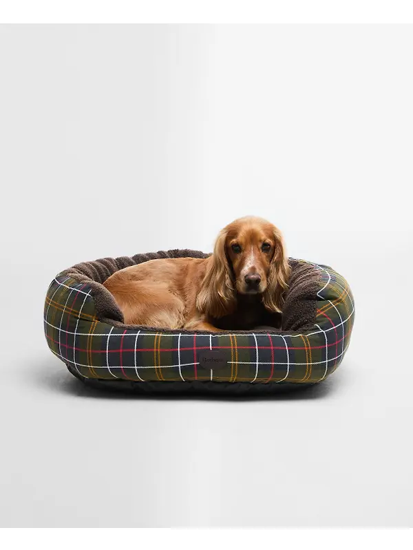 Barbour Dog Snuggle Bed 30' - Classic Tartan Image 2