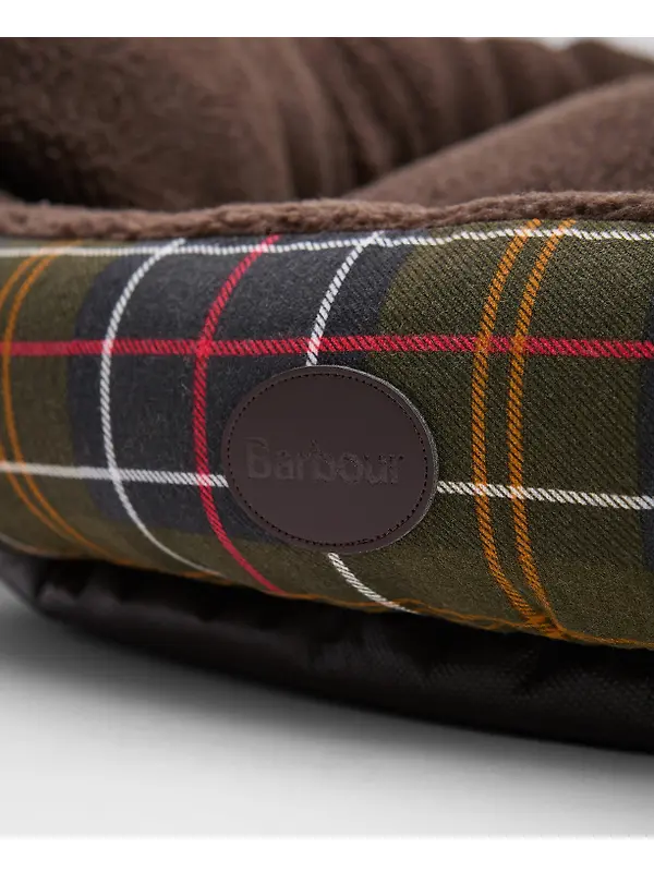 Barbour Dog Snuggle Bed 30' - Classic Tartan Image 6