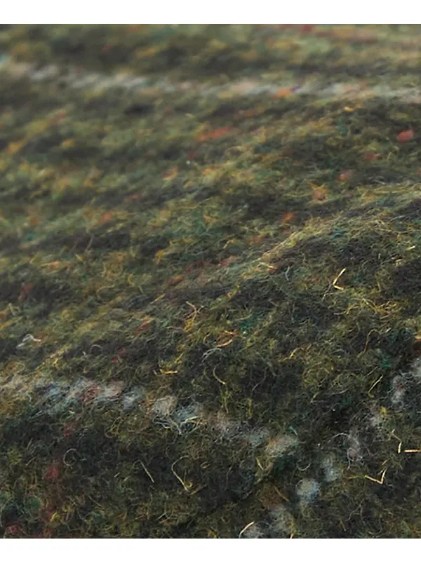 Barbour Wilkin Dog Flat Cap - Olive Check Image 7
