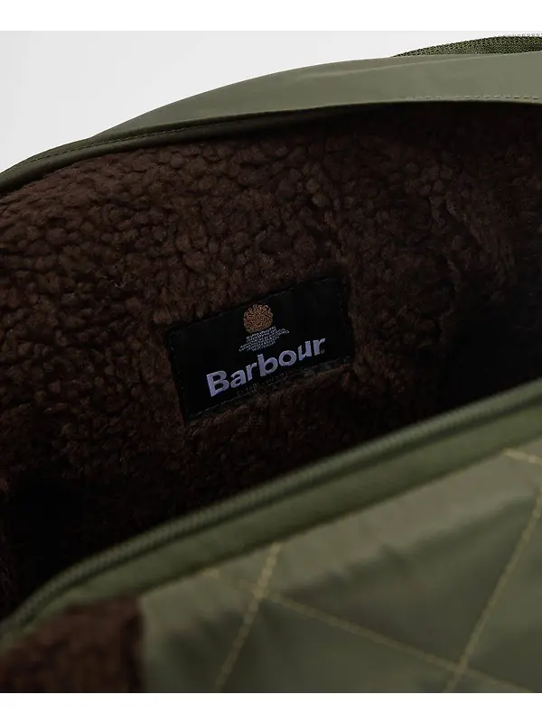 Barbour Small Quilted Dog Carrier - Olive Image 4