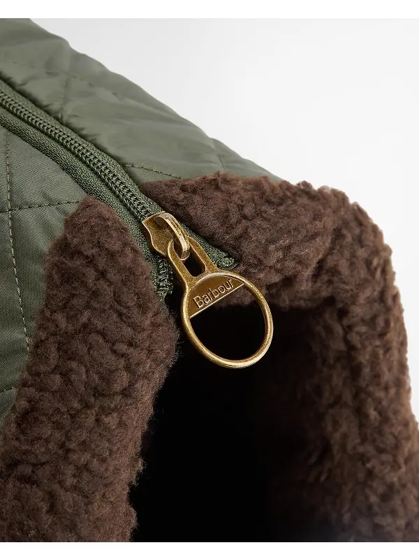 Barbour Medium Quilted Dog Carrier - Olive Image 4