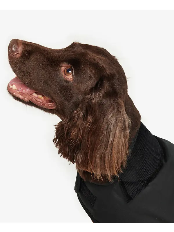 Barbour Wax Dog Coat - Black Image 7