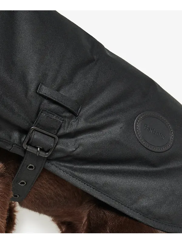 Barbour Wax Dog Coat - Black Image 8