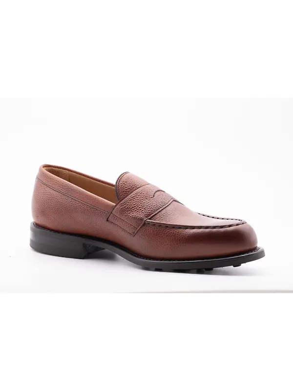 Cheaney Men's Howard R Loafers - Mahogany Grain Leather Image 3