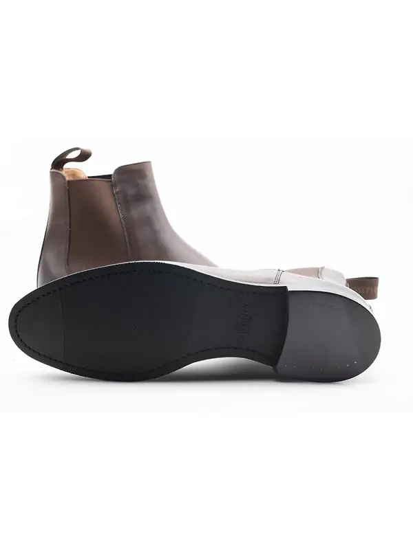 Cheaney Men's Godfrey D Chelsea Boots - Mocha Calf Leather Image 5