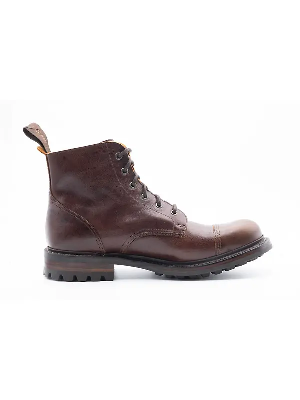 Cheaney Men's Hurricane II C Derby Boots - Whiskey Kudu Leather Image 1