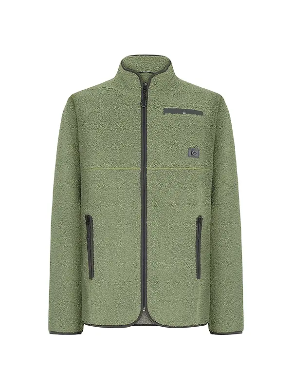 Didriksons Men's Phoenix Full-Zip Fleece Jacket - Light Moss Image 1