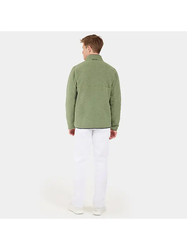 Didriksons Men's Phoenix Full-Zip Fleece Jacket - Light Moss Image 6