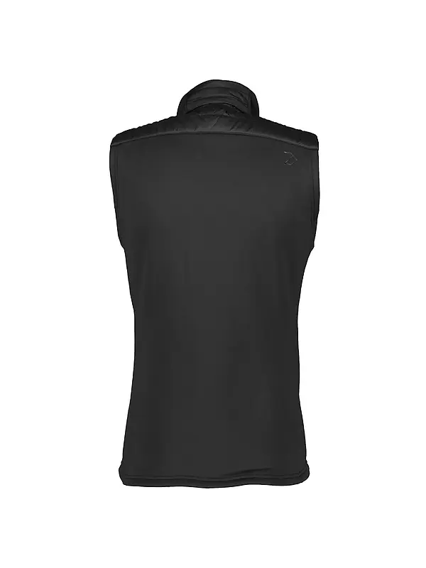 Didriksons Men's Ubbe Quilted Gilet Vest - Black Image 5