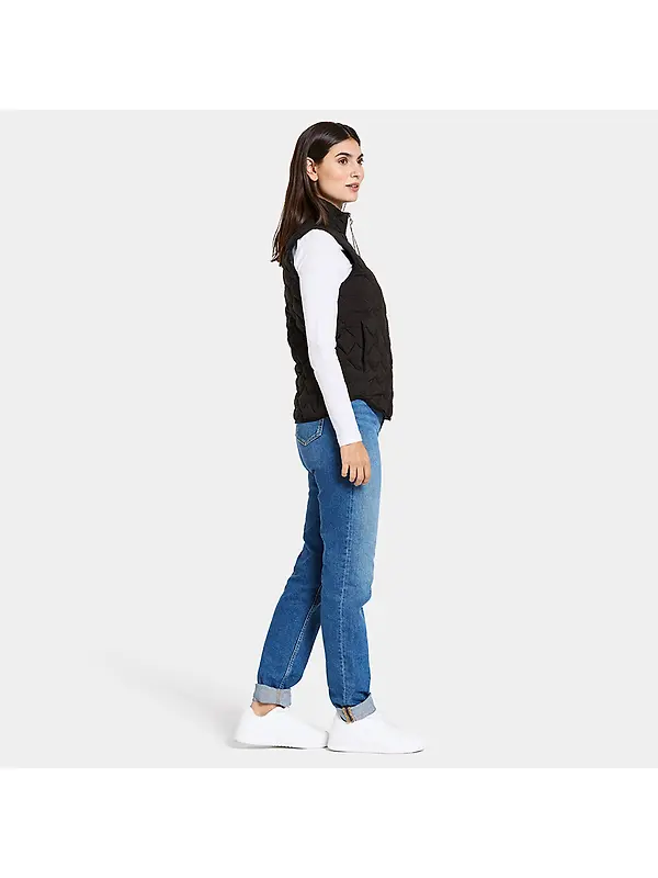 Didriksons Women's Evy Vest Gilet - Black Image 7