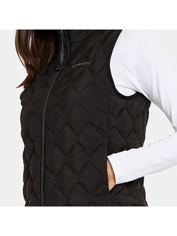 Didriksons Women's Evy Vest Gilet - Black Image 8