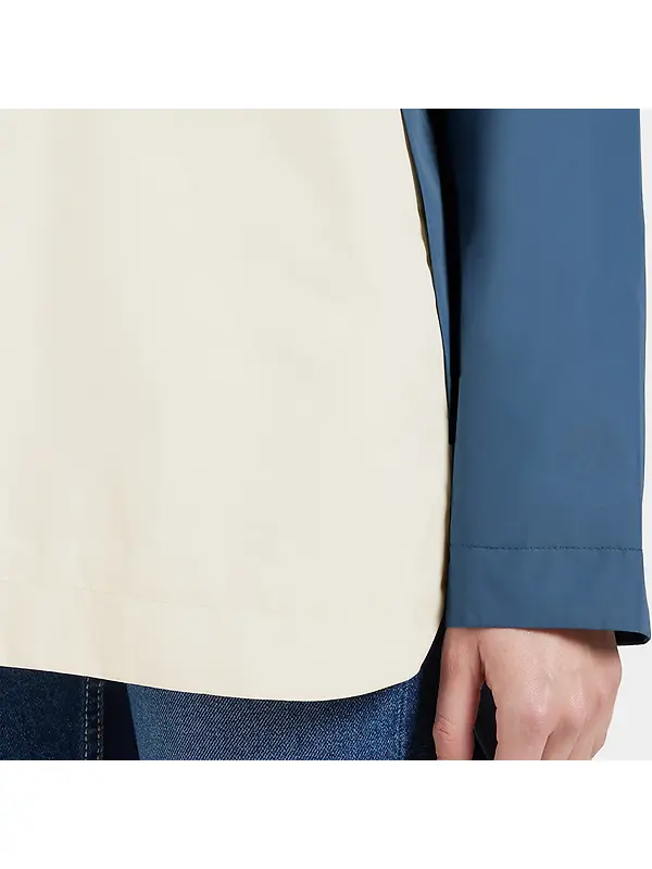 Didriksons Women's Thyra Jacket - True Blue/Dark Blue/White Image 10
