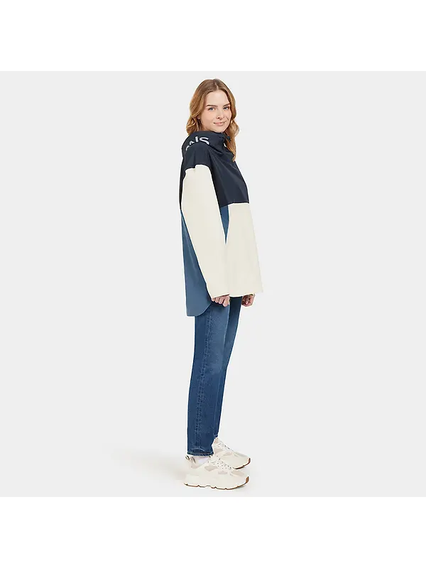 Didriksons Women's Thyra Jacket - True Blue/Dark Blue/White Image 8