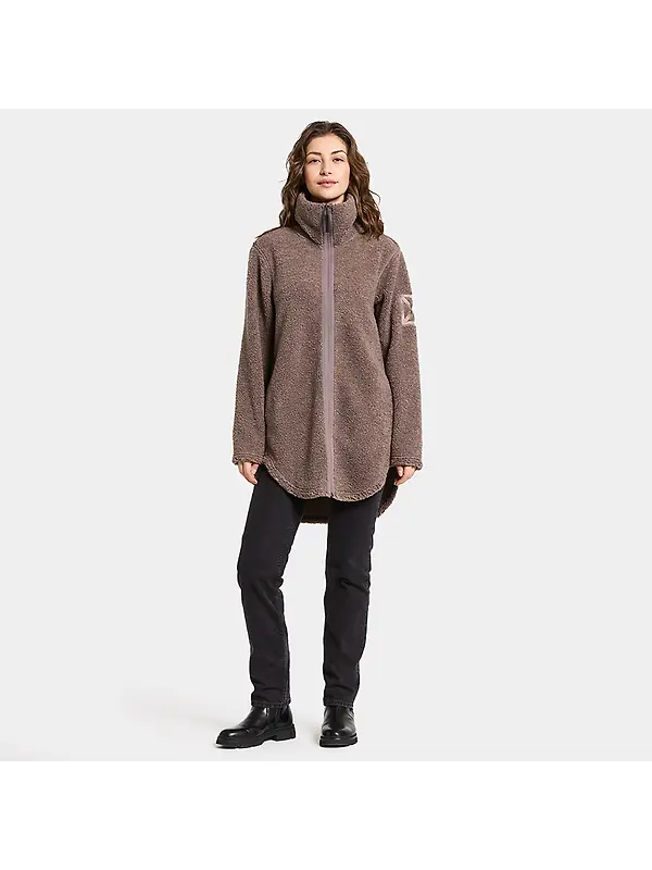Didriksons Women's Umi Full-Zip Jacket - Bark Image 3
