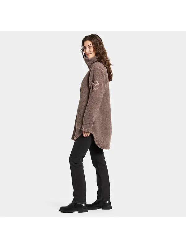 Didriksons Women's Umi Full-Zip Jacket - Bark Image 4