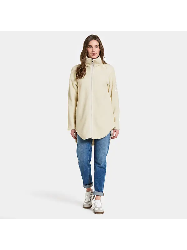 Didriksons Women's Umi Full-Zip Jacket - White Foam Image 3