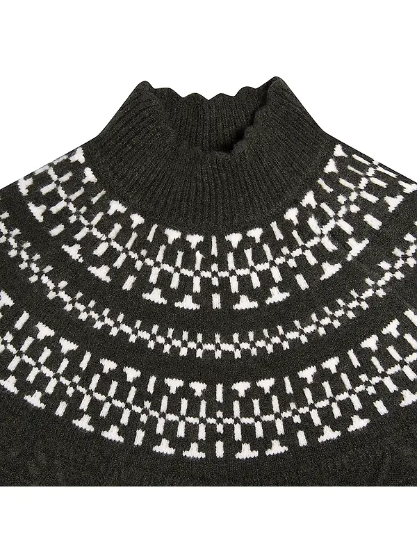 Holland Cooper Women's Elodie Roll Neck Knit - Forest Green Image 7