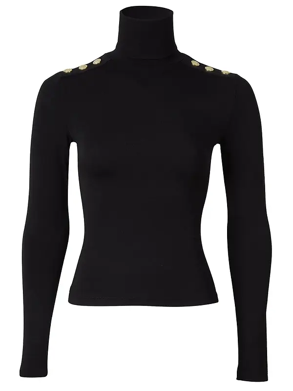 Product image of Holland Cooper Women's Essential Roll Neck - Black