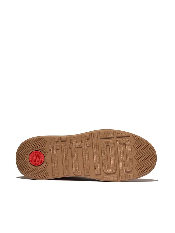 FitFlop Women's F-MODE Shearling-Collar Zip-Up Suede Ankle Boots - Desert Tan Image 4