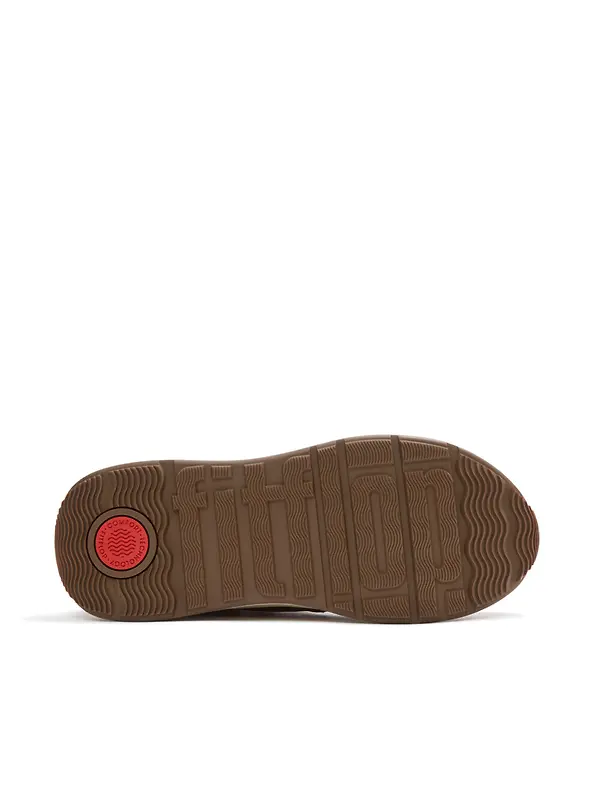 FitFlop Women's F-MODE Teddy-Collar Warm Suede Lace-Up Booties - Desert Tan Image 4