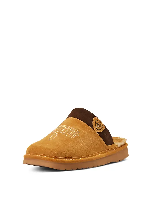 Ariat Men's Silversmith Square Toe Slippers - Chestnut Image 2
