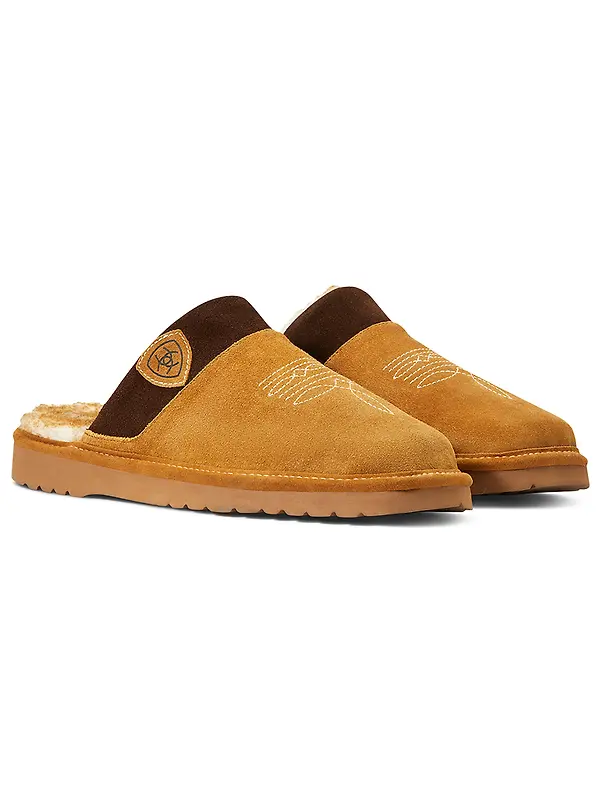 Ariat Men's Silversmith Square Toe Slippers - Chestnut Image 1
