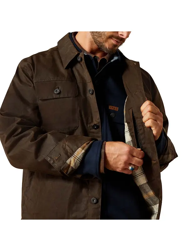 Ariat Men's Drayham Jacket - Brown Image 4