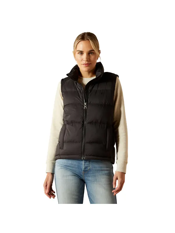 Ariat Women's UltraPuff Down Vest - Black Image 1