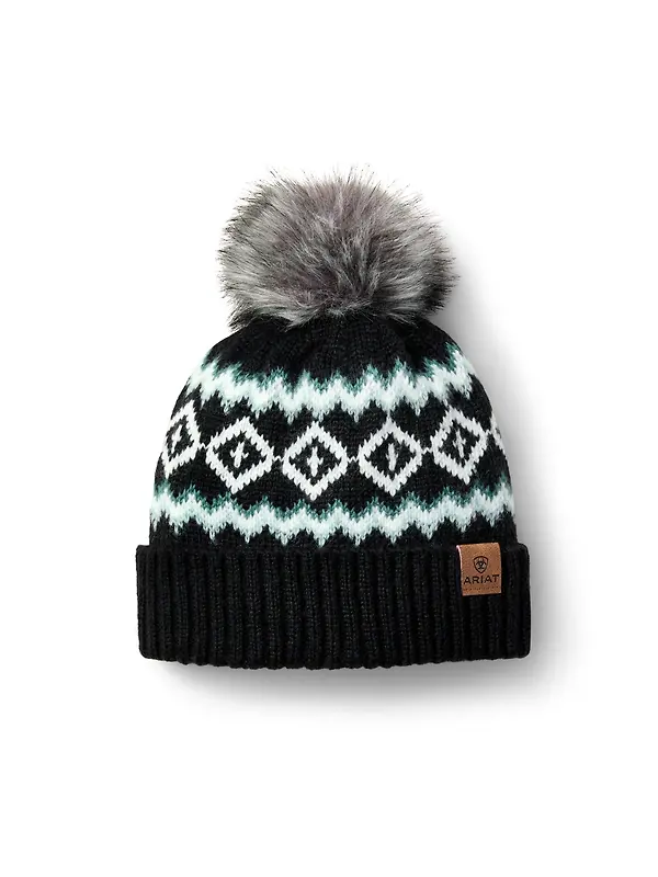 Ariat Women's Bristol Beanie - Black Image 1