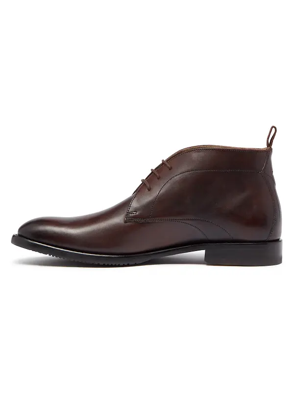Oliver Sweeney Men's Farleton Calf Leather Chukka Boots - Brown Image 5