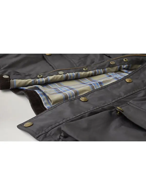 Belstaff Men's Waxed Cotton Fieldmaster Jacket - Black Image 3