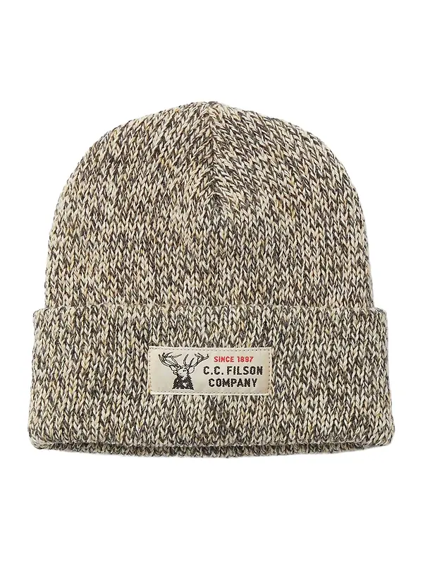 Filson Lined Ragg Wool Beanie - Charcoal Heather Image 1