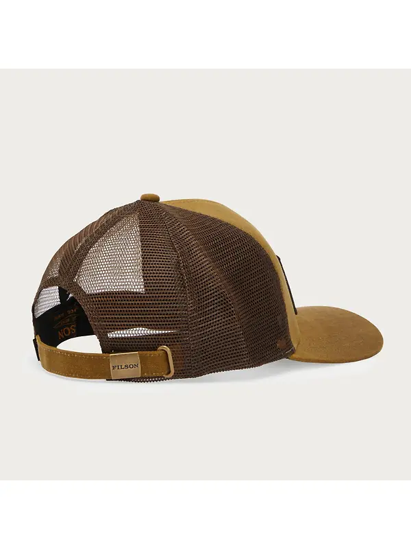 Filson Scenic Waxed Logger Mesh Cap - Dark Tan Image 3