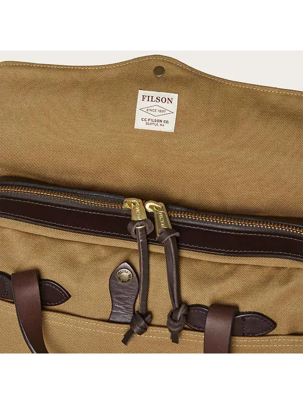 Filson Rugged Twill Original Briefcase - Tan Image 7