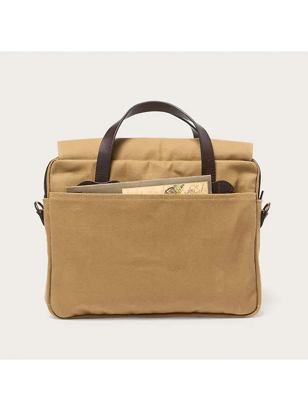 Filson Rugged Twill Original Briefcase - Tan Image 9