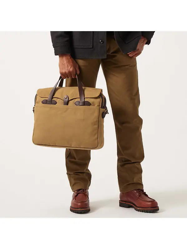 Filson Rugged Twill Original Briefcase - Tan Image 3
