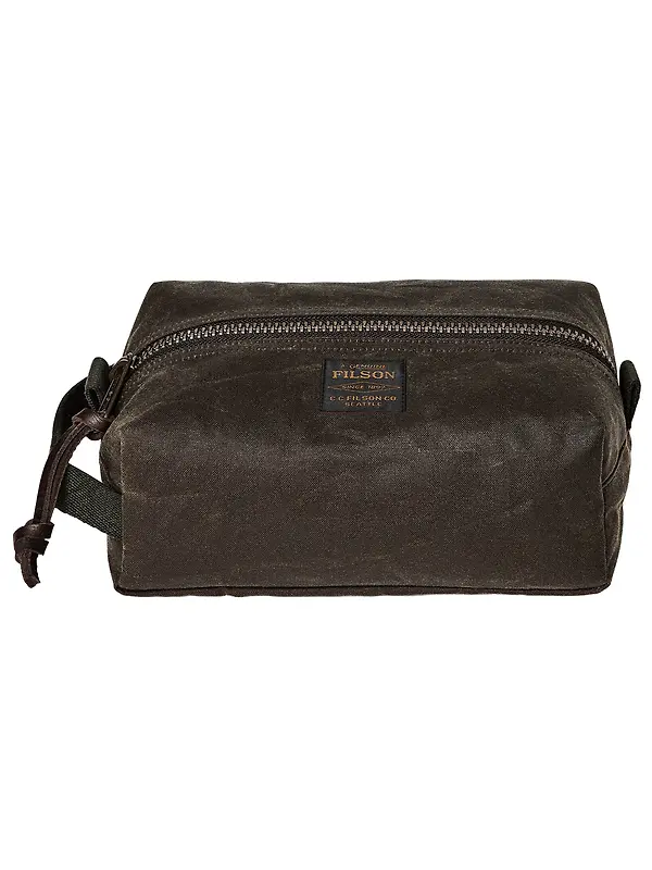 Filson Tin Cloth Travel Kit - Otter Green Image 1