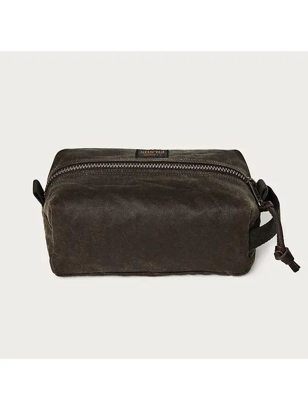 Filson Tin Cloth Travel Kit - Otter Green Image 2