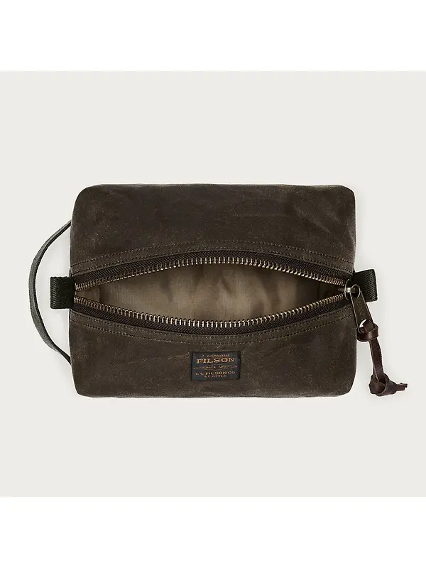 Filson Tin Cloth Travel Kit - Otter Green Image 4