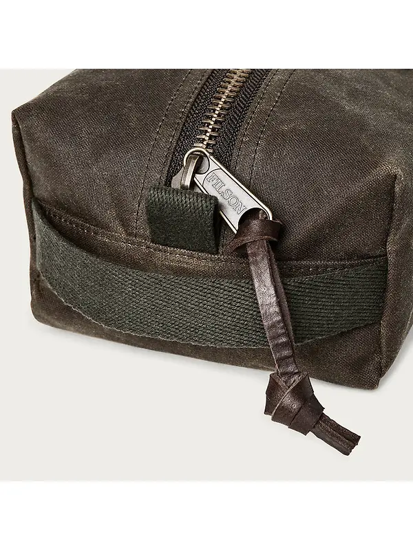 Filson Tin Cloth Travel Kit - Otter Green Image 5