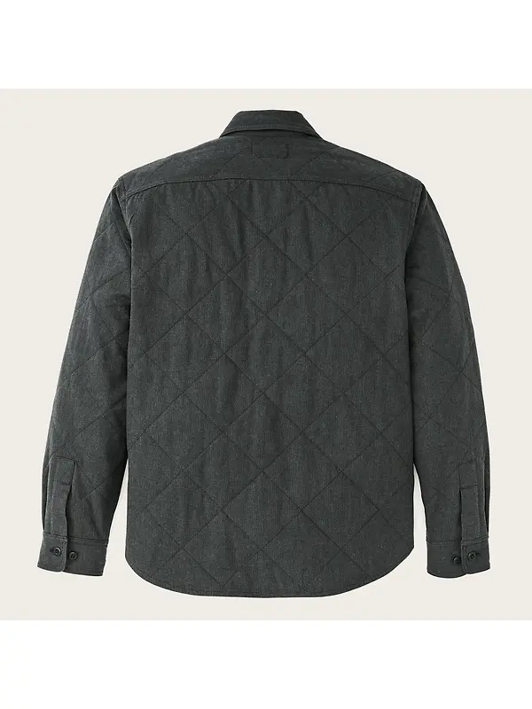 Filson Men's Insulated Flannel Shirt - Charcoal Image 3