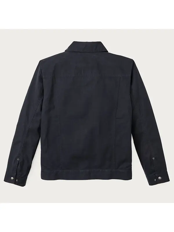 Filson Men's Dry Wax Short Cruiser Jacket - Navy Image 3