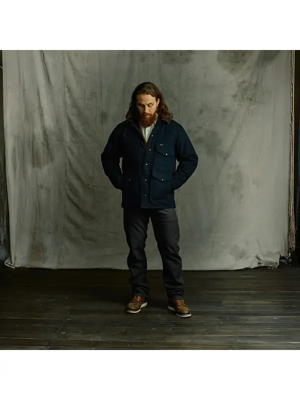 Filson Men's Spokane Insulated Cruiser Mack Blend Jacket - Navy Image 6